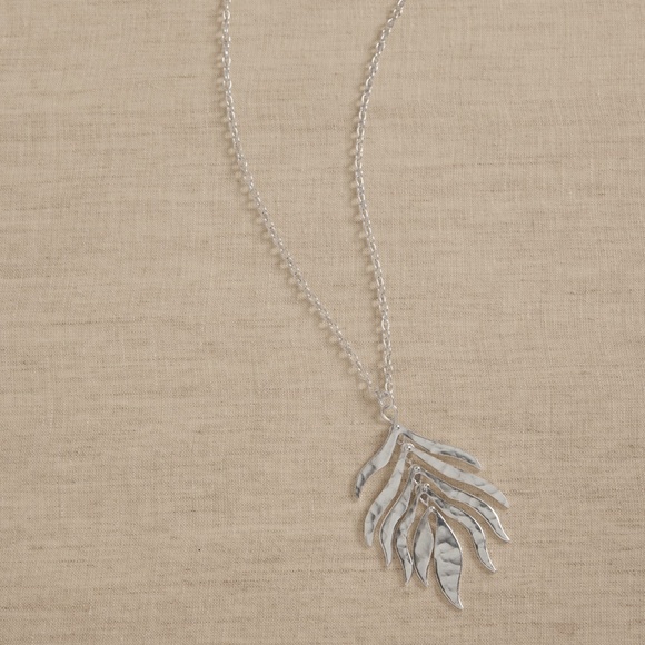 BANANA REPUBLIC Gold Leaf Necklace | AUREUS + ARGENT (Also in Silver!) - Picture 5 of 5